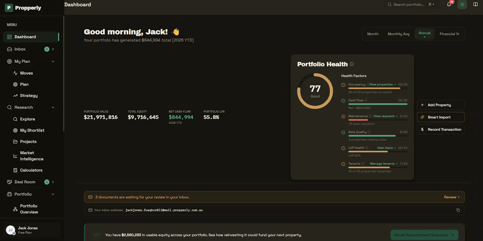 Propperly screenshot 2