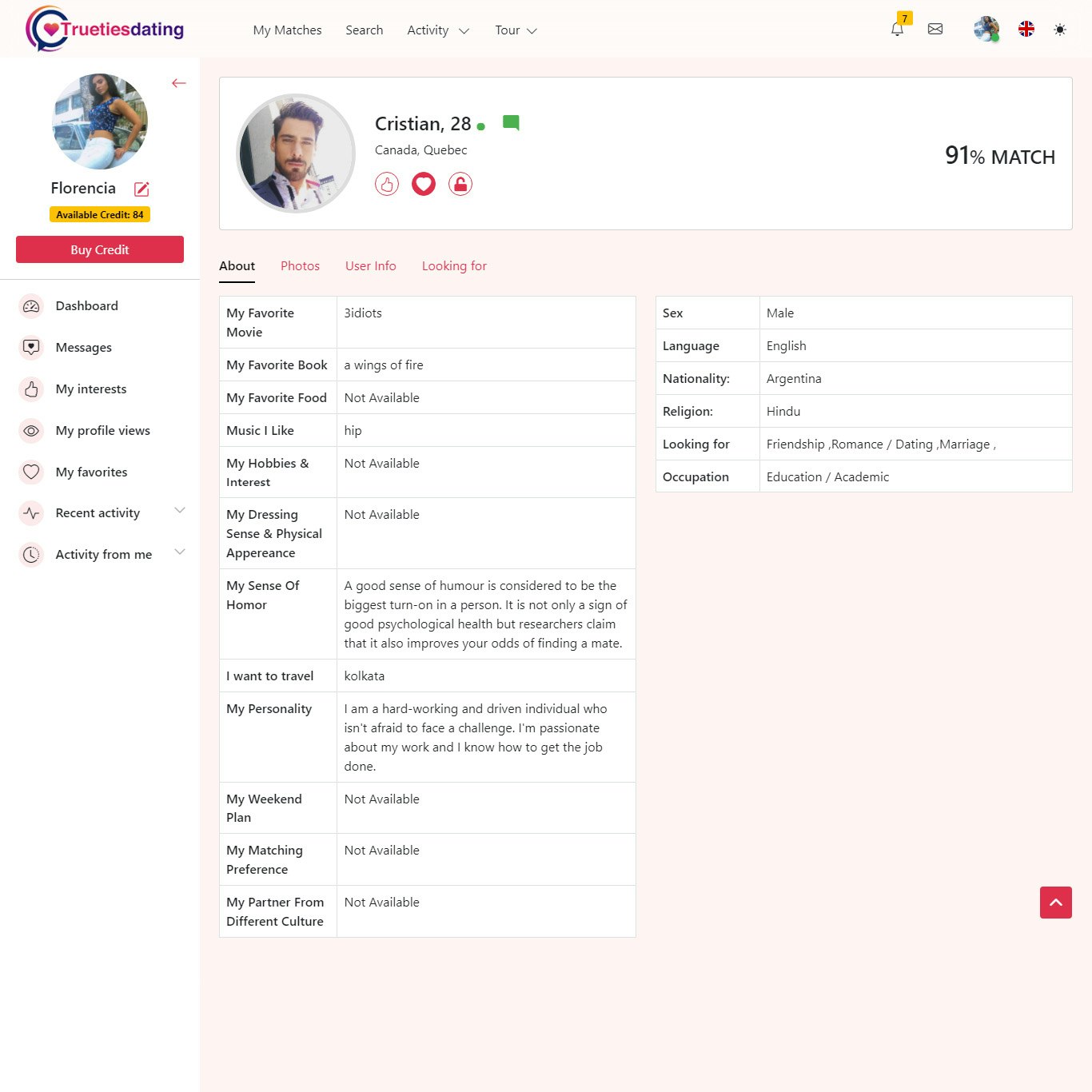 Truetiesdating - Script de citas de PHP - Cree un sitio web de citas como Tinder media 3