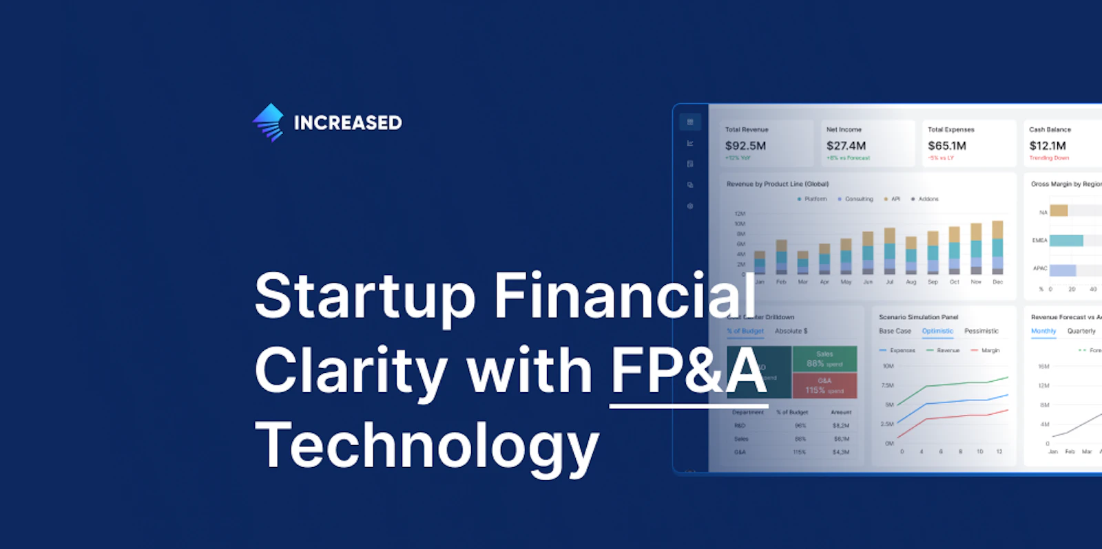 Kairos FP&A tool by Increased.com screenshot 1