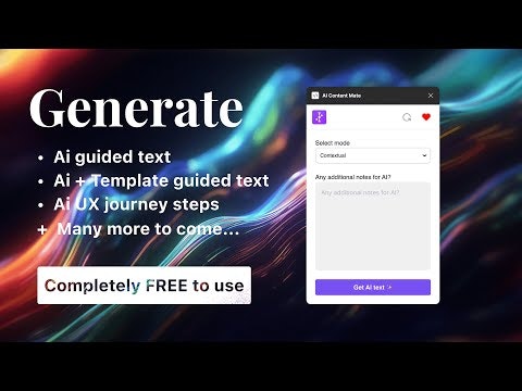 startuptile AI Content Mate-Quickly generate content directly inside Figma