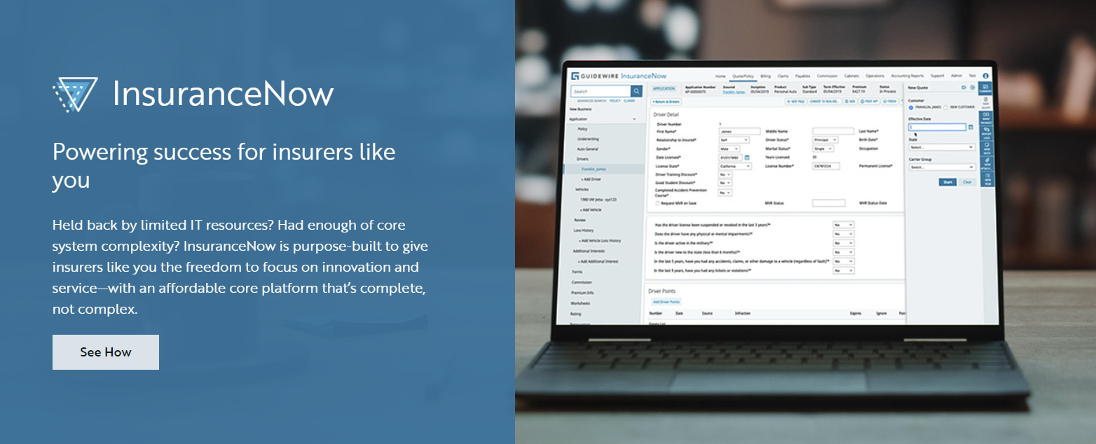 Guidewire InsuranceNow gallery image