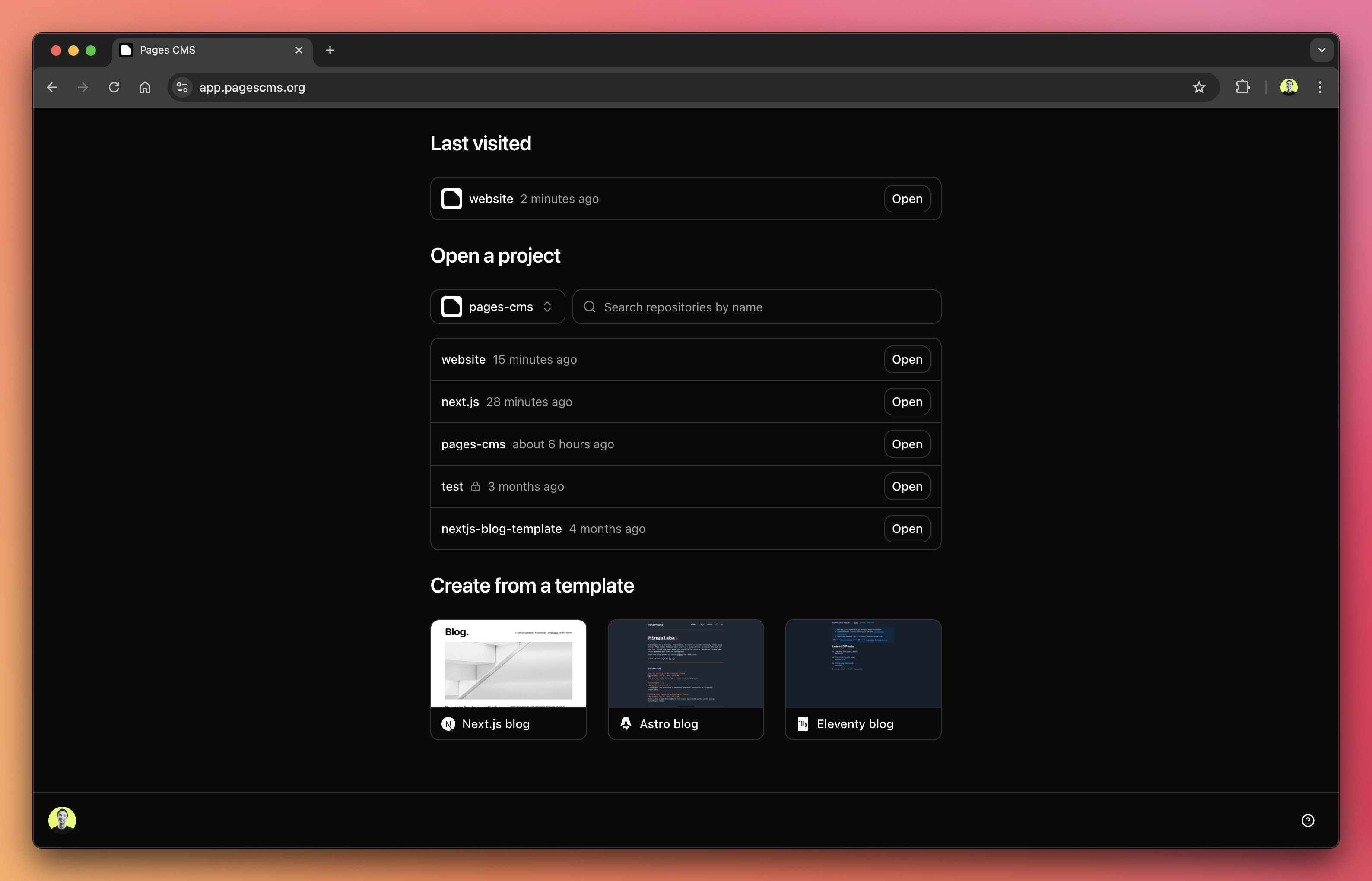 Pagine CMS - Il CMS no-sedi per i generatori di siti statici media 5