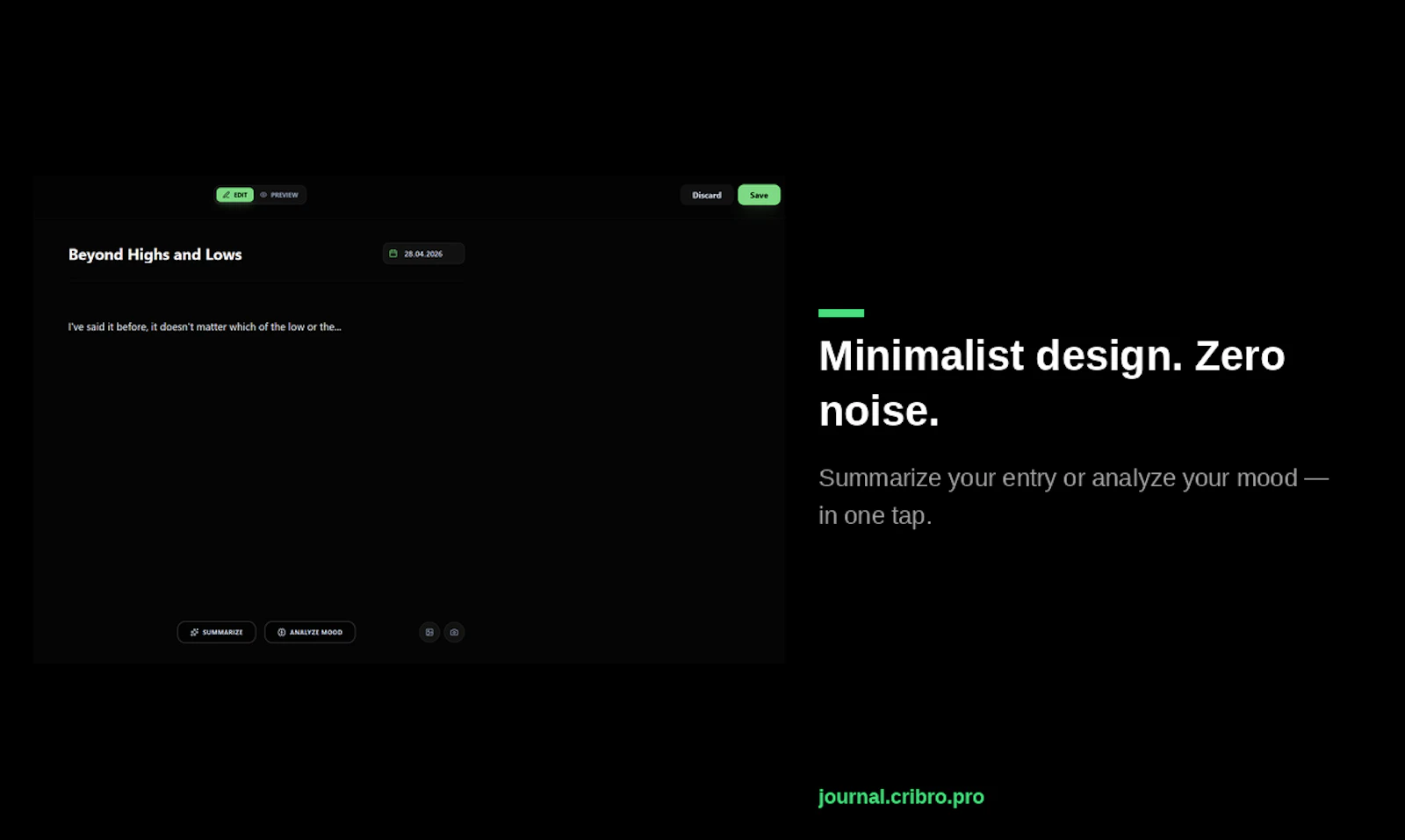 Cribro Journal screenshot 3
