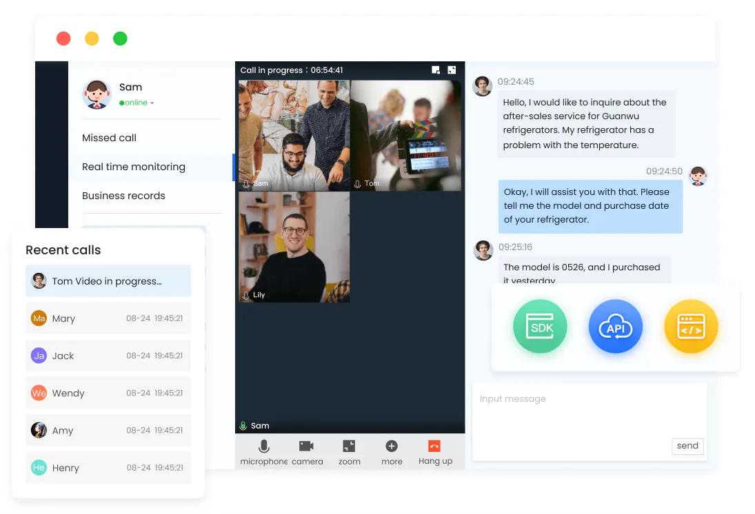 Udesk Video Chat gallery image