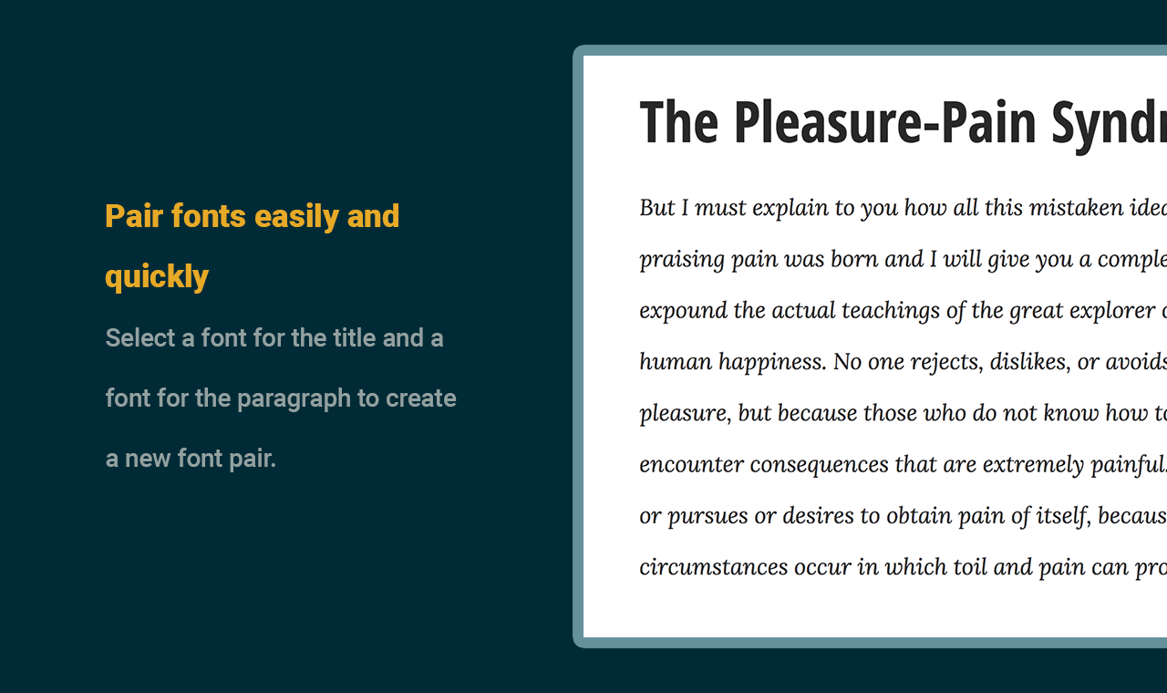 Pair & Compare gallery image