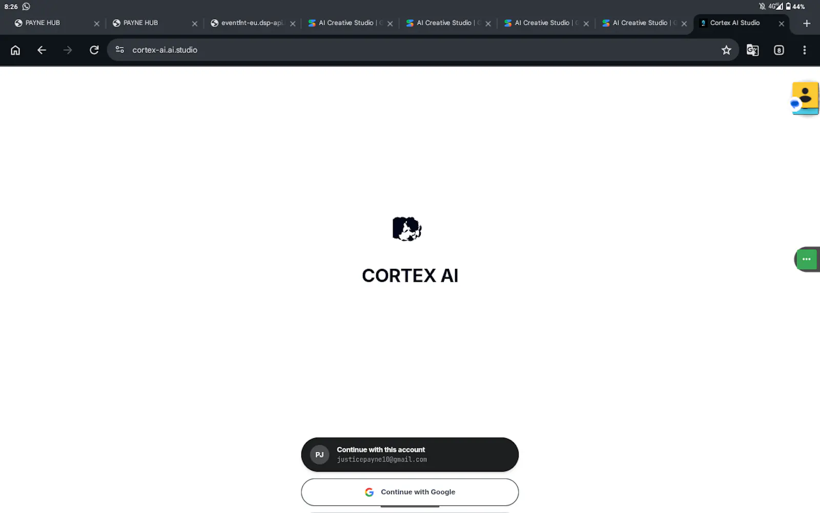 CORTEX AI  screenshot 2