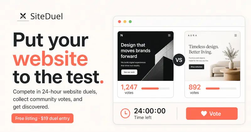SiteDuel screenshot 1