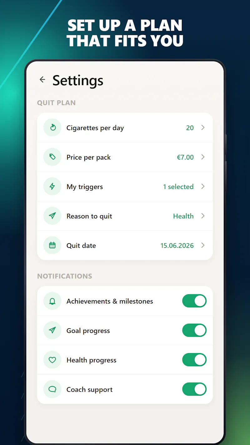 QuitNic AI screenshot 3