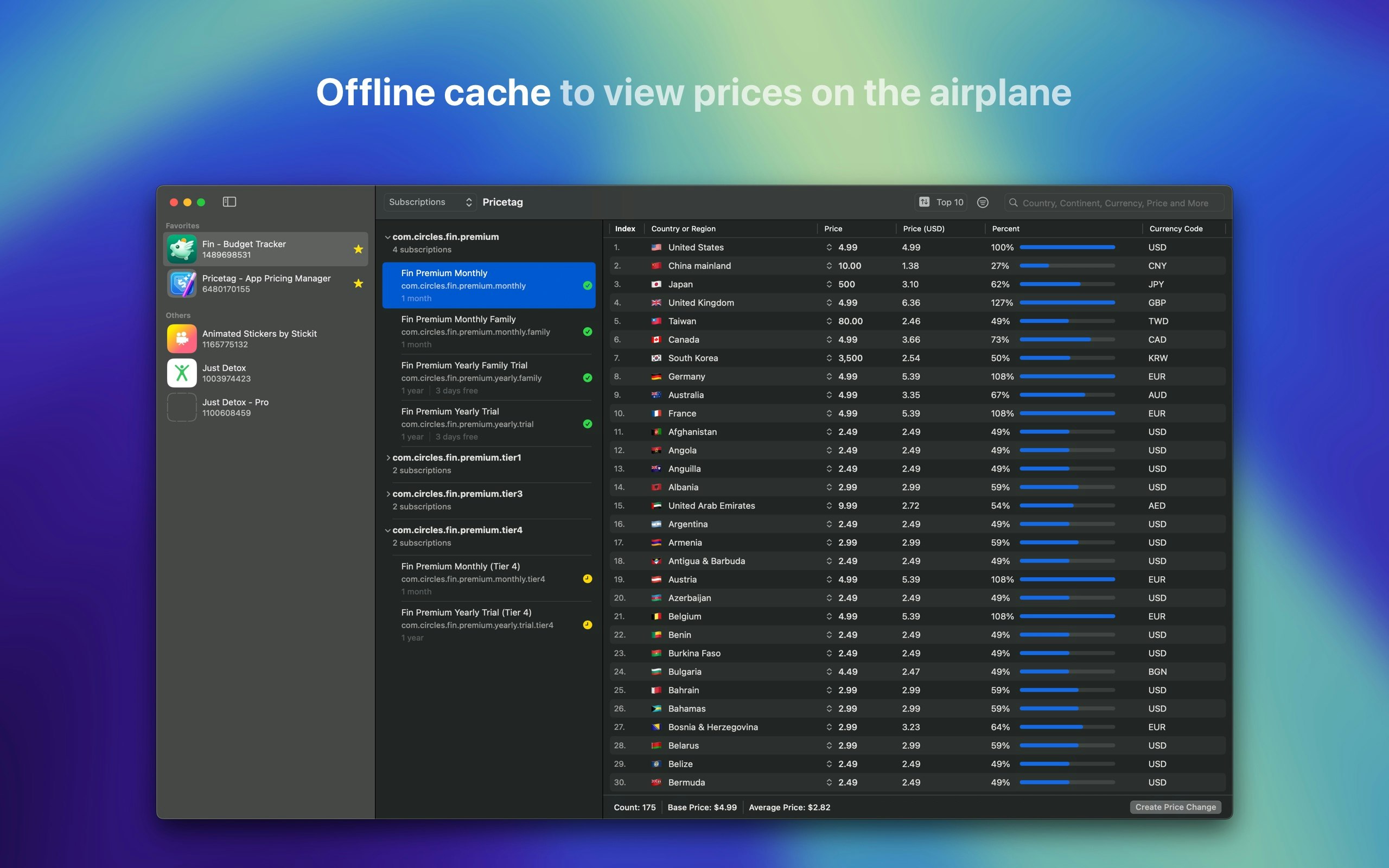 pricetag - Mac的應用程序定價管理器 media 7