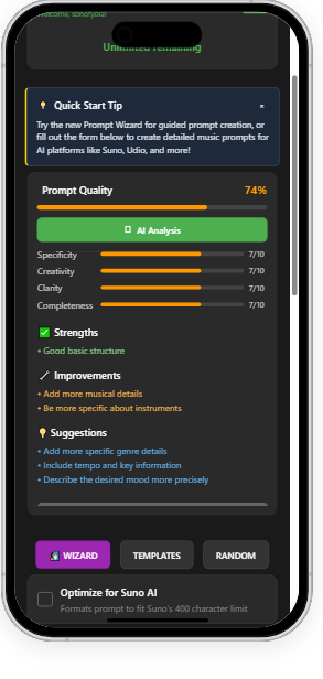 AI Music Prompter gallery image