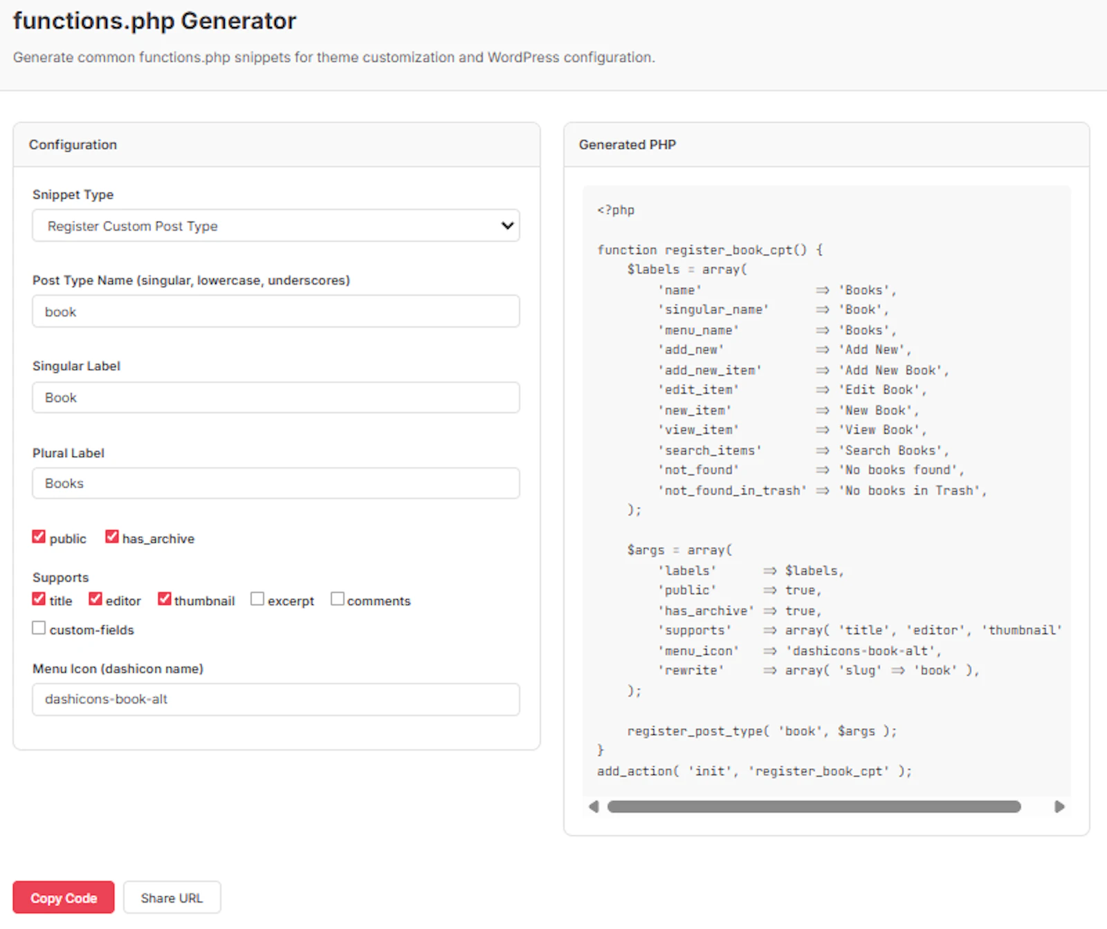 DevCodex for WordPress screenshot 2