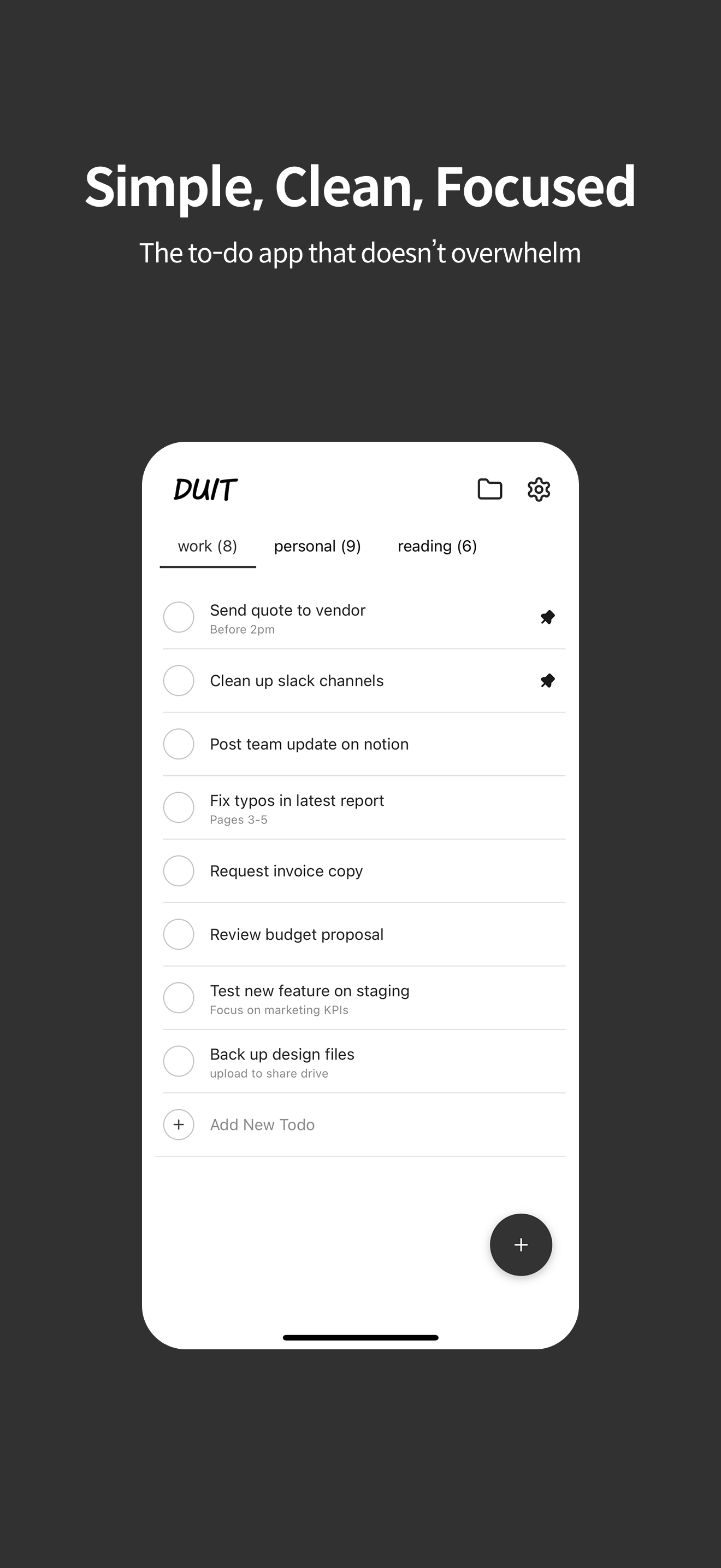 Duit - ToDo Manager gallery image