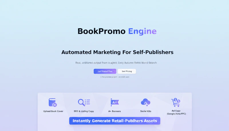 Book Promo Engine  screenshot 1
