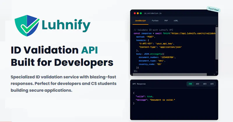 Luhnify screenshot 1
