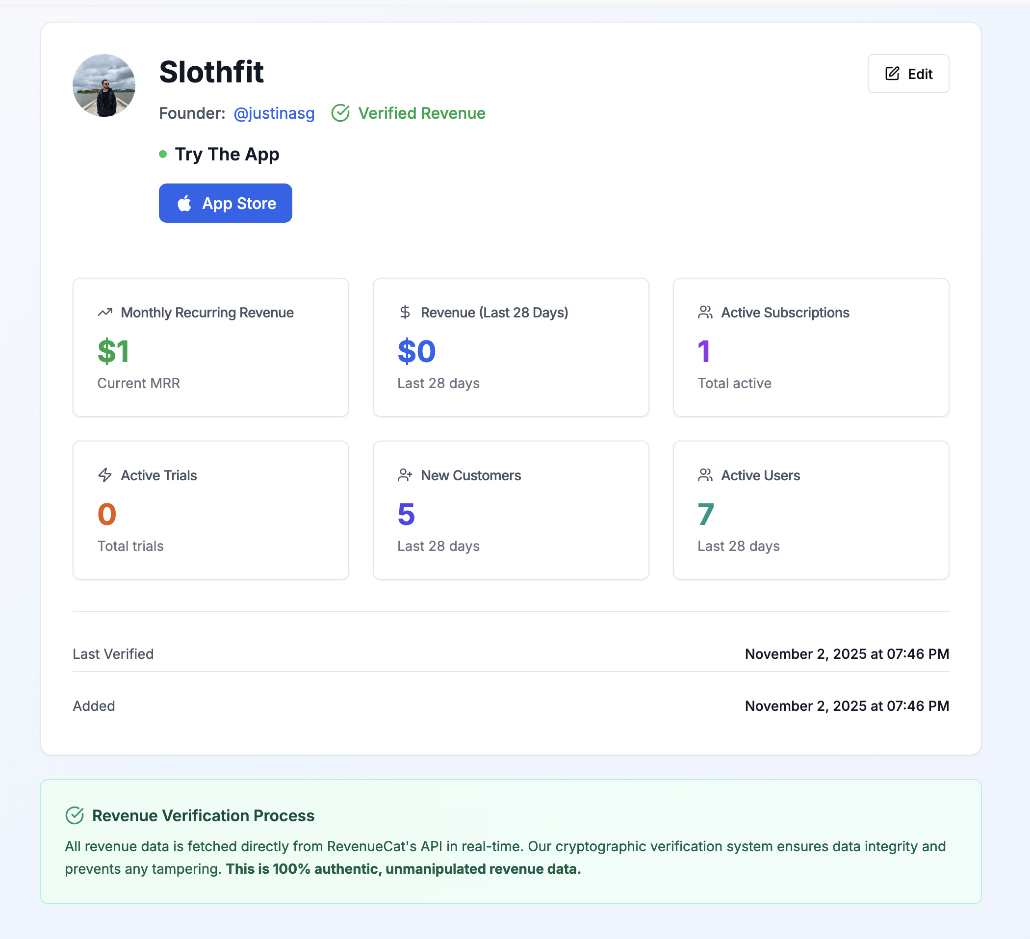 CatMRR: Verified mobile app revenues - Screenshot 2 preview