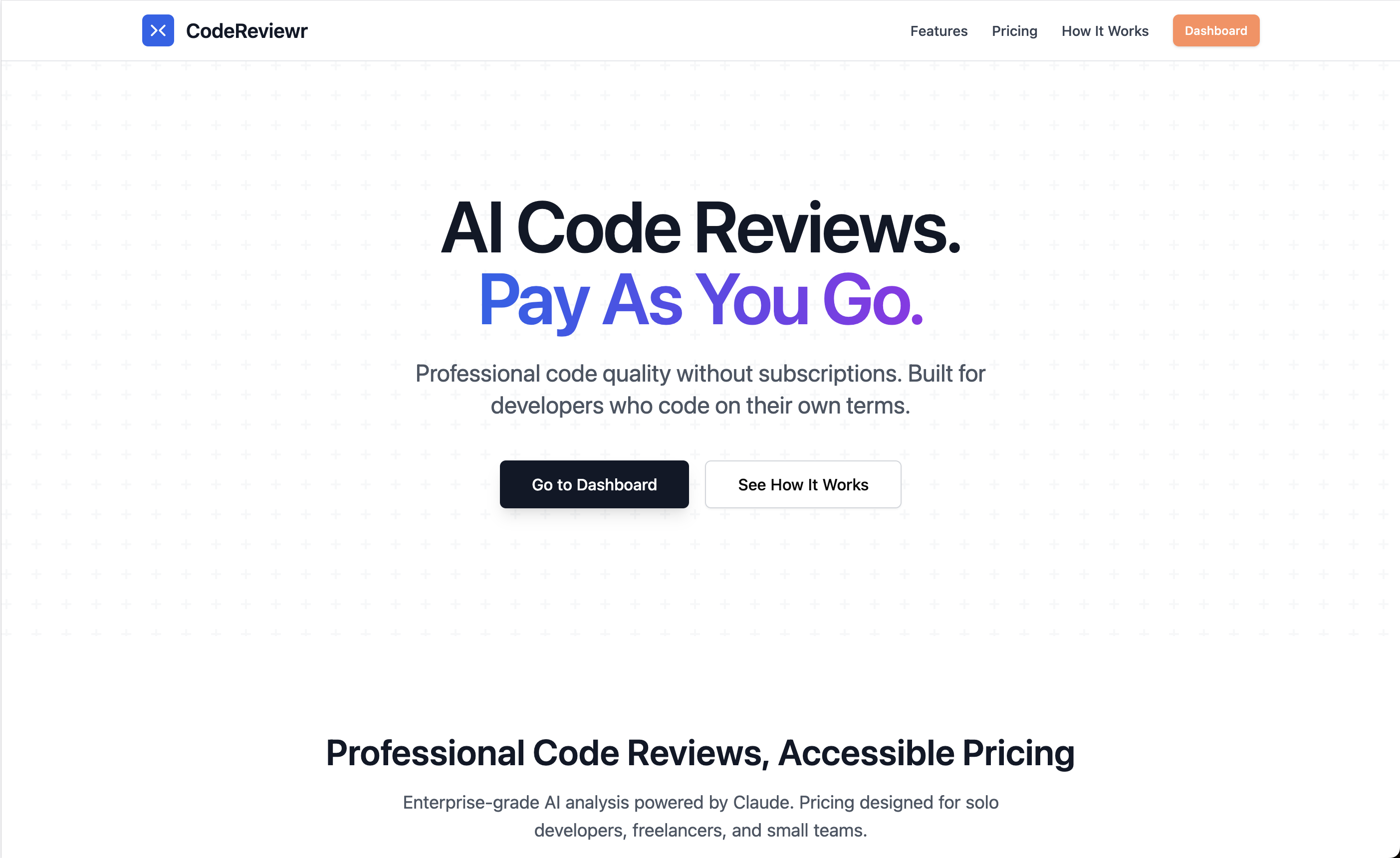 CodeReviewr screenshot 1