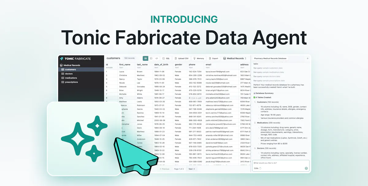 Tonic Fabricate Data Agent