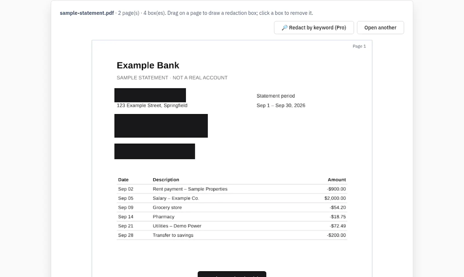 InkOut PDF screenshot 2