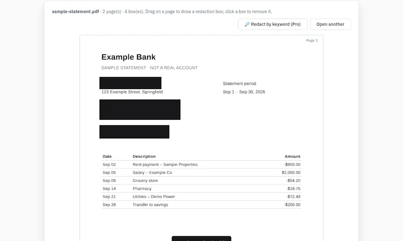 InkOut PDF screenshot 2