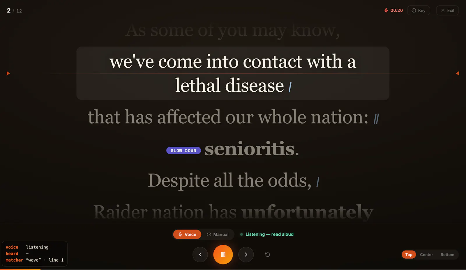TeleCue screenshot 2