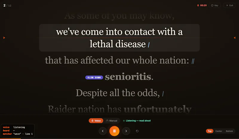 TeleCue screenshot 2