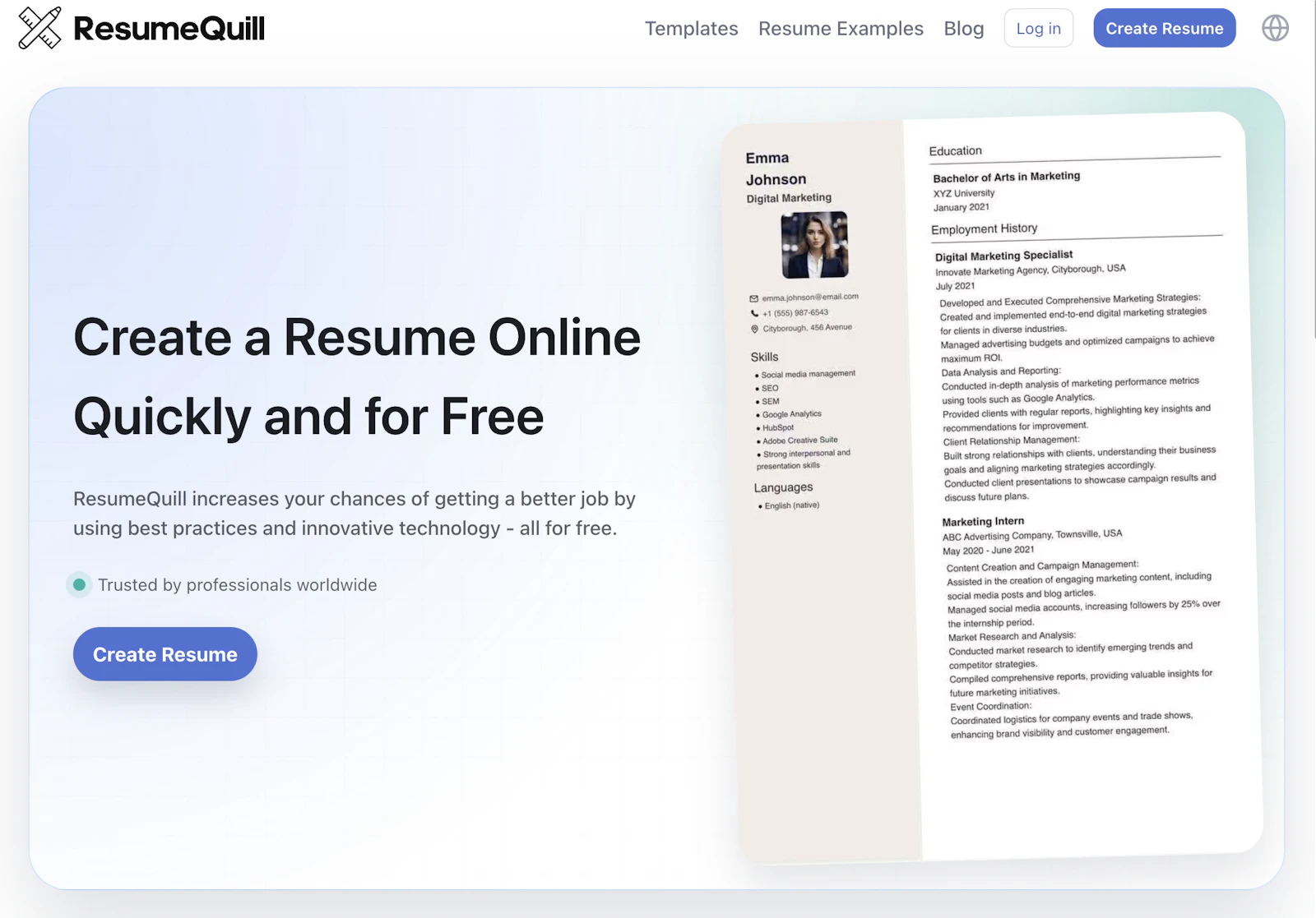 ResumeQuill screenshot 2