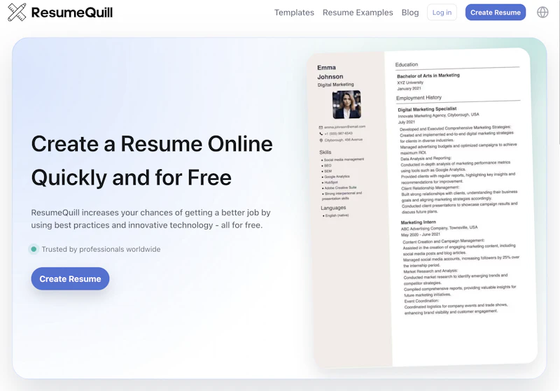 ResumeQuill screenshot 2