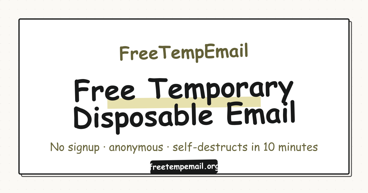 FreeTempEmail gallery image