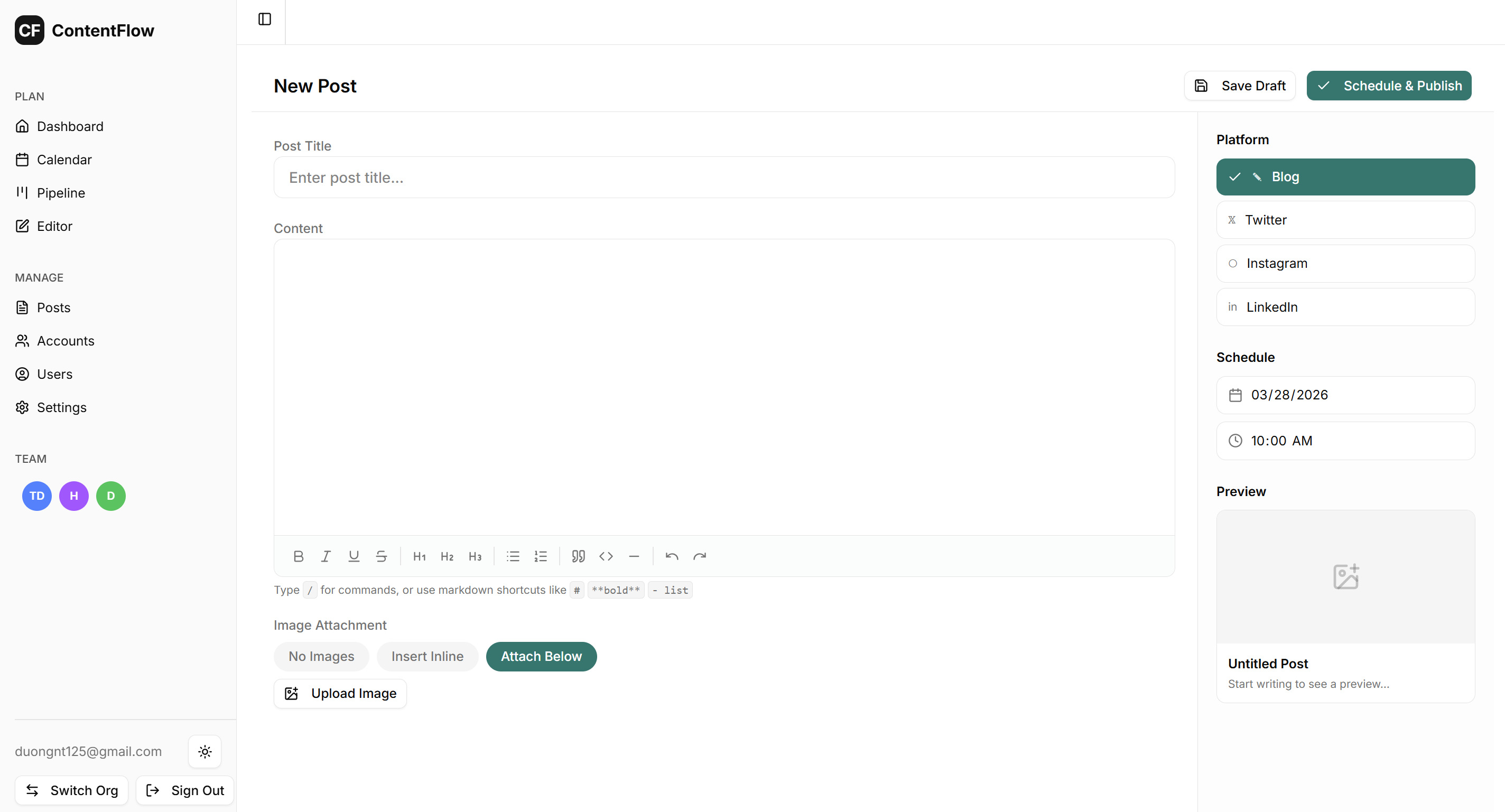 Content Flow gallery image
