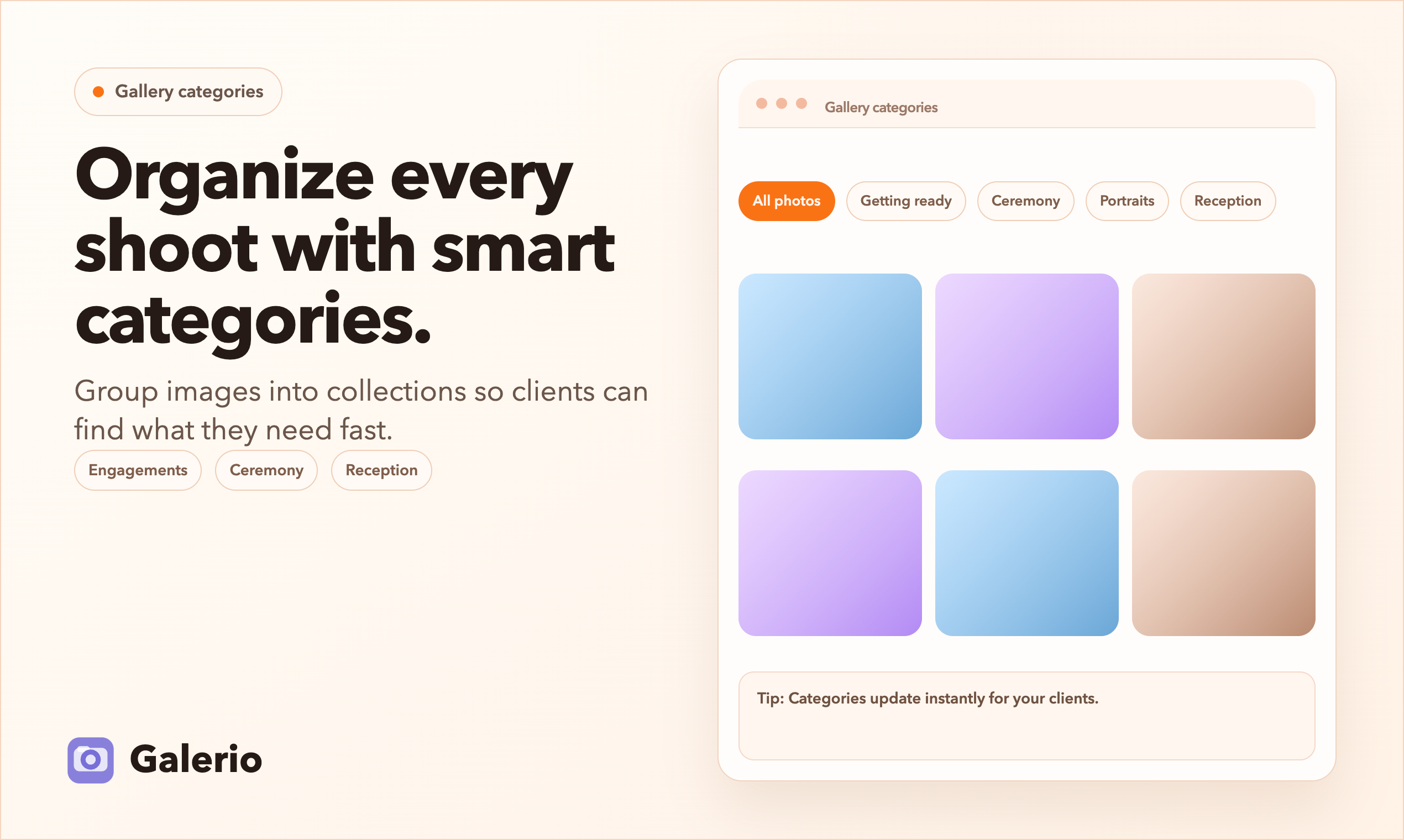 Galerio - Screenshot 2 showing product features and functionality