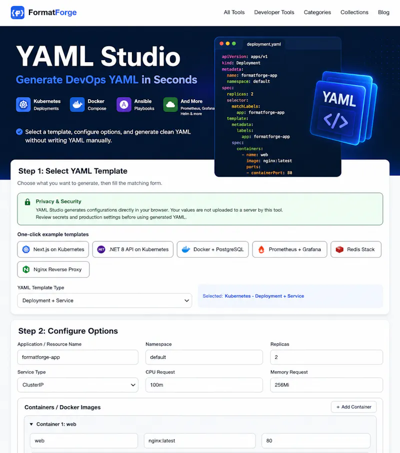 FormatForge Developer Tools screenshot 2