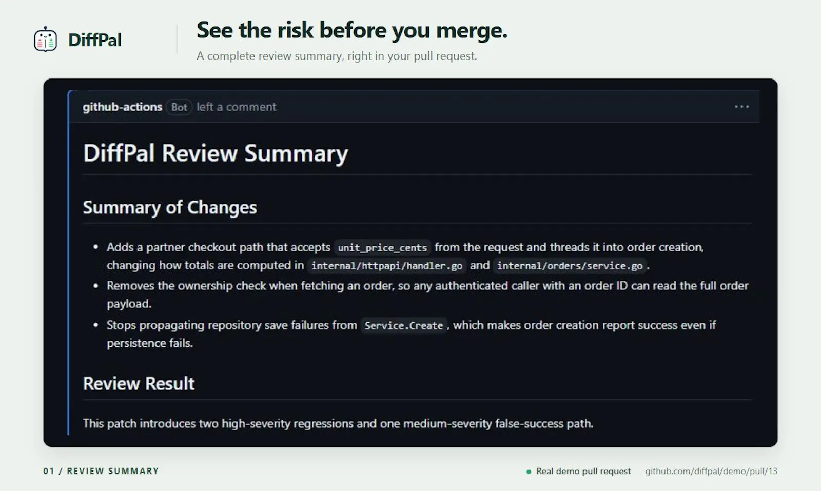 DiffPal screenshot 1