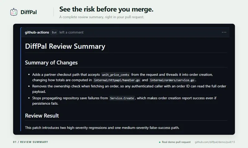 DiffPal screenshot 1