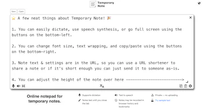 Temporary Note gallery image
