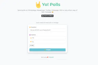 Yo! Polls gallery image