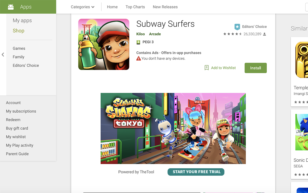 ASO - Google Play Feature Graphic Viewer / Spy gallery image