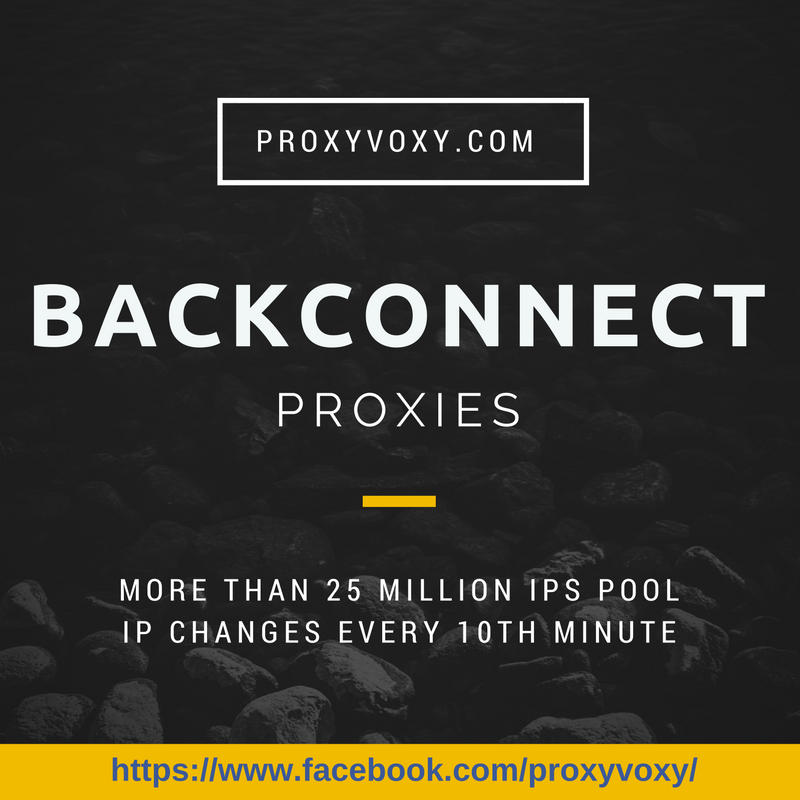 Proxy Service | BackConnect Proxy