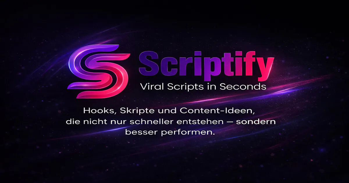 Banner del producto Scriptify Pro