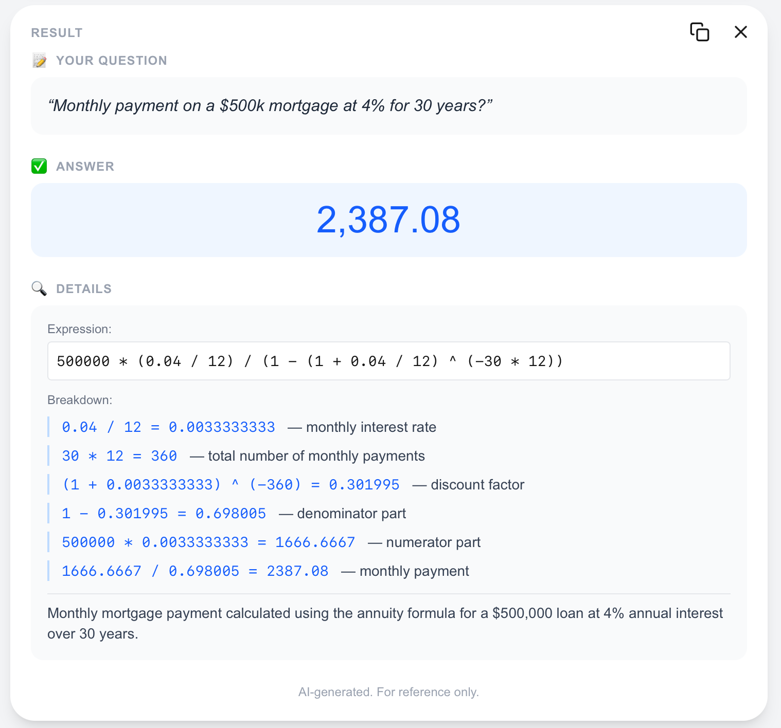 AI Calculator media 2