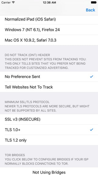 Onion - Anonymity Online (Tor-powered browser for iOS) gallery image