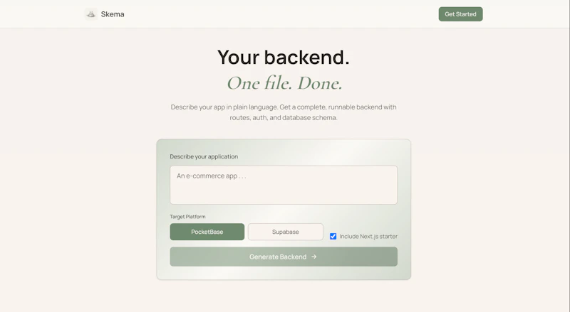 Skema screenshot 1