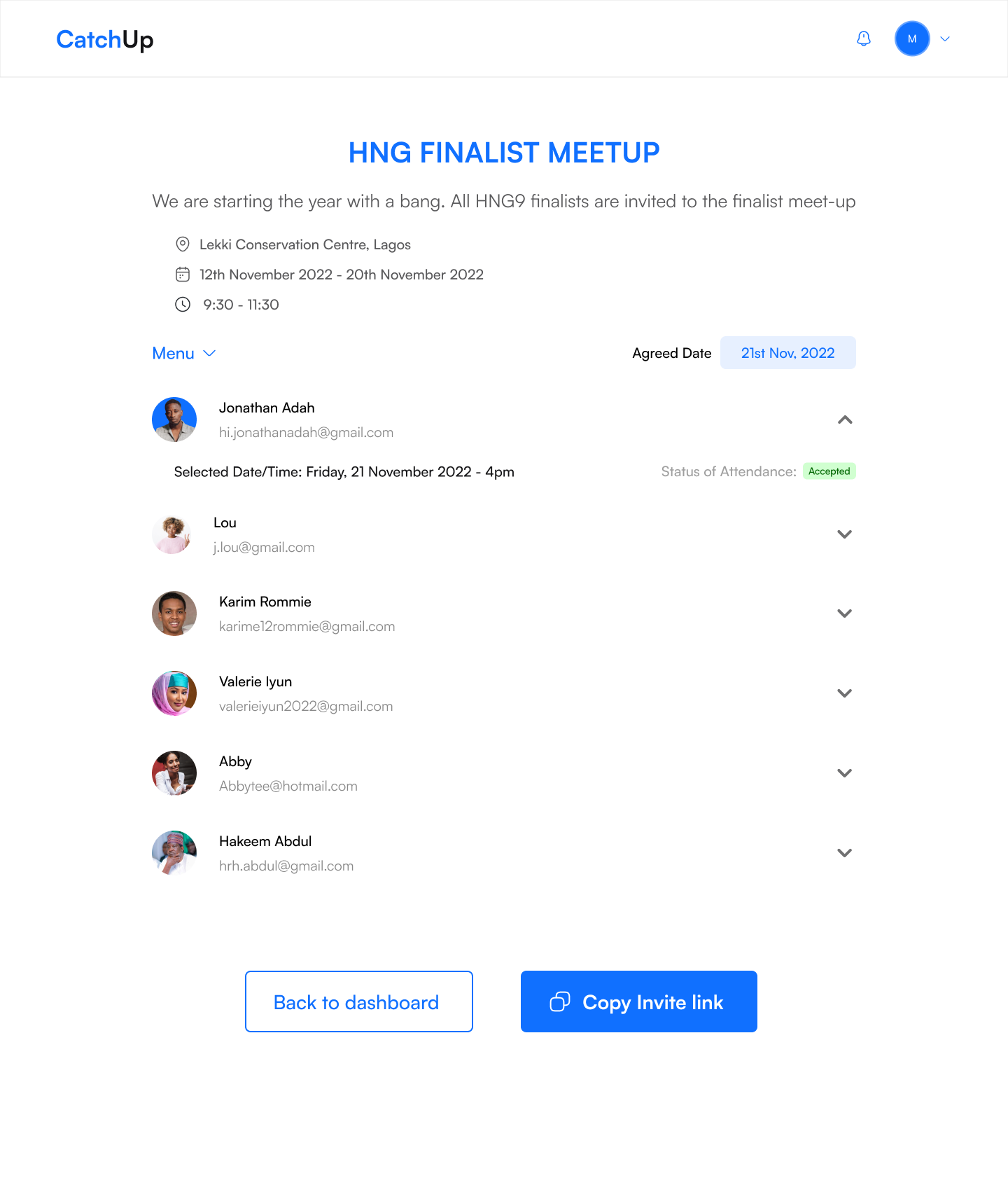 CatchUp - Schedule hang outs without hassle media 4