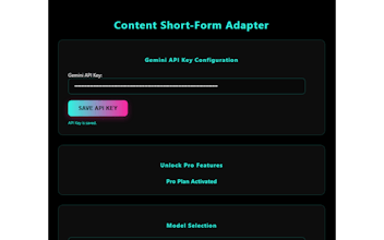 Content Short-Form Adapter AI Extension gallery image