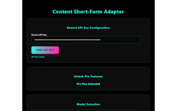 Content Short-Form Adapter AI Extension gallery image