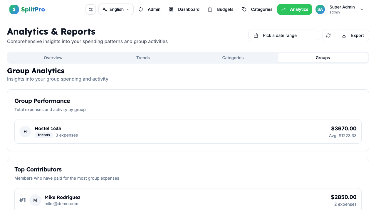 SplitPro - Complete Expense Management gallery image