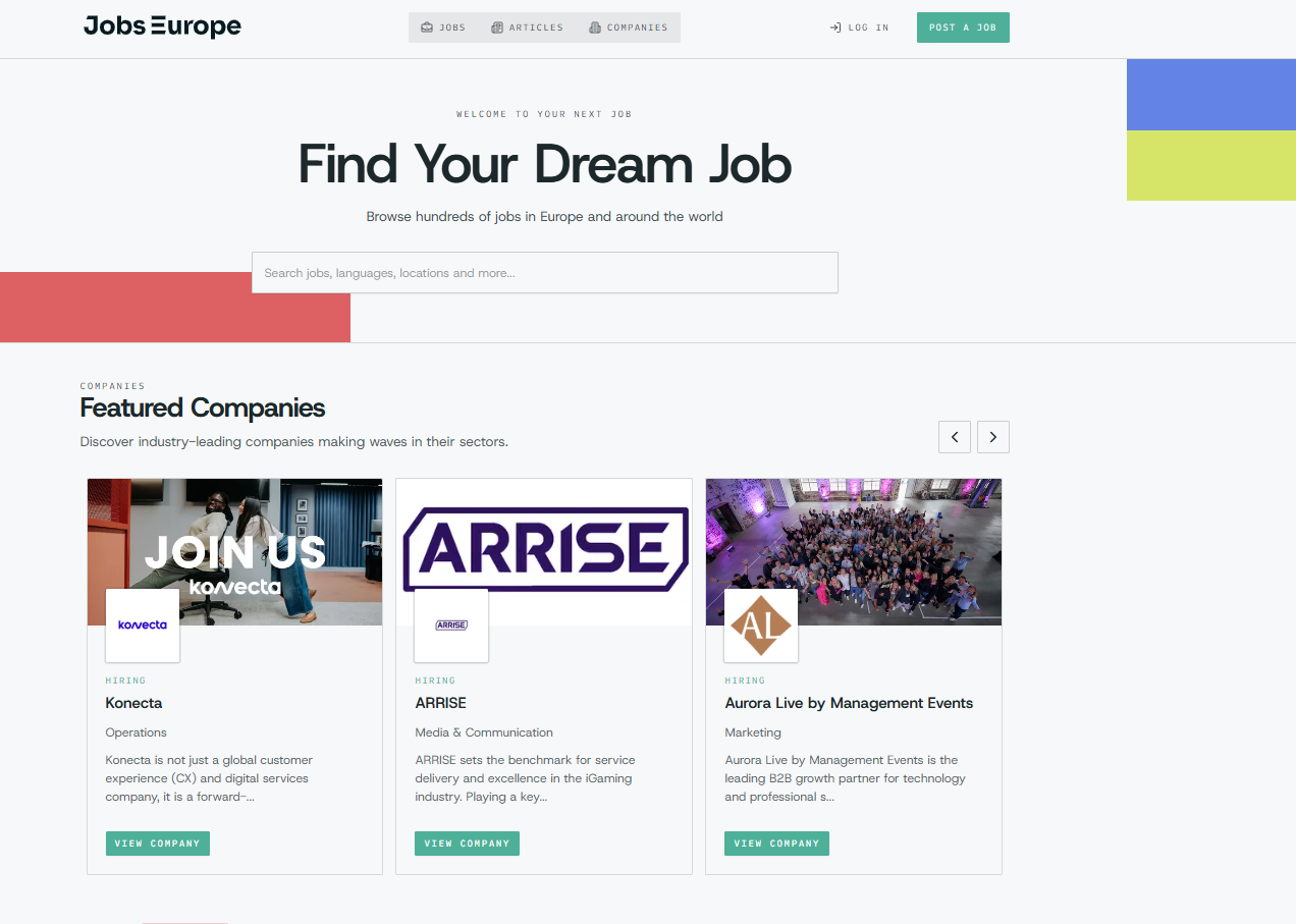 Jobs Europe gallery image