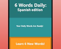 6 Words Daily: Spanish Edition media 1