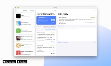Starly — manage reviews in the app store gallery image