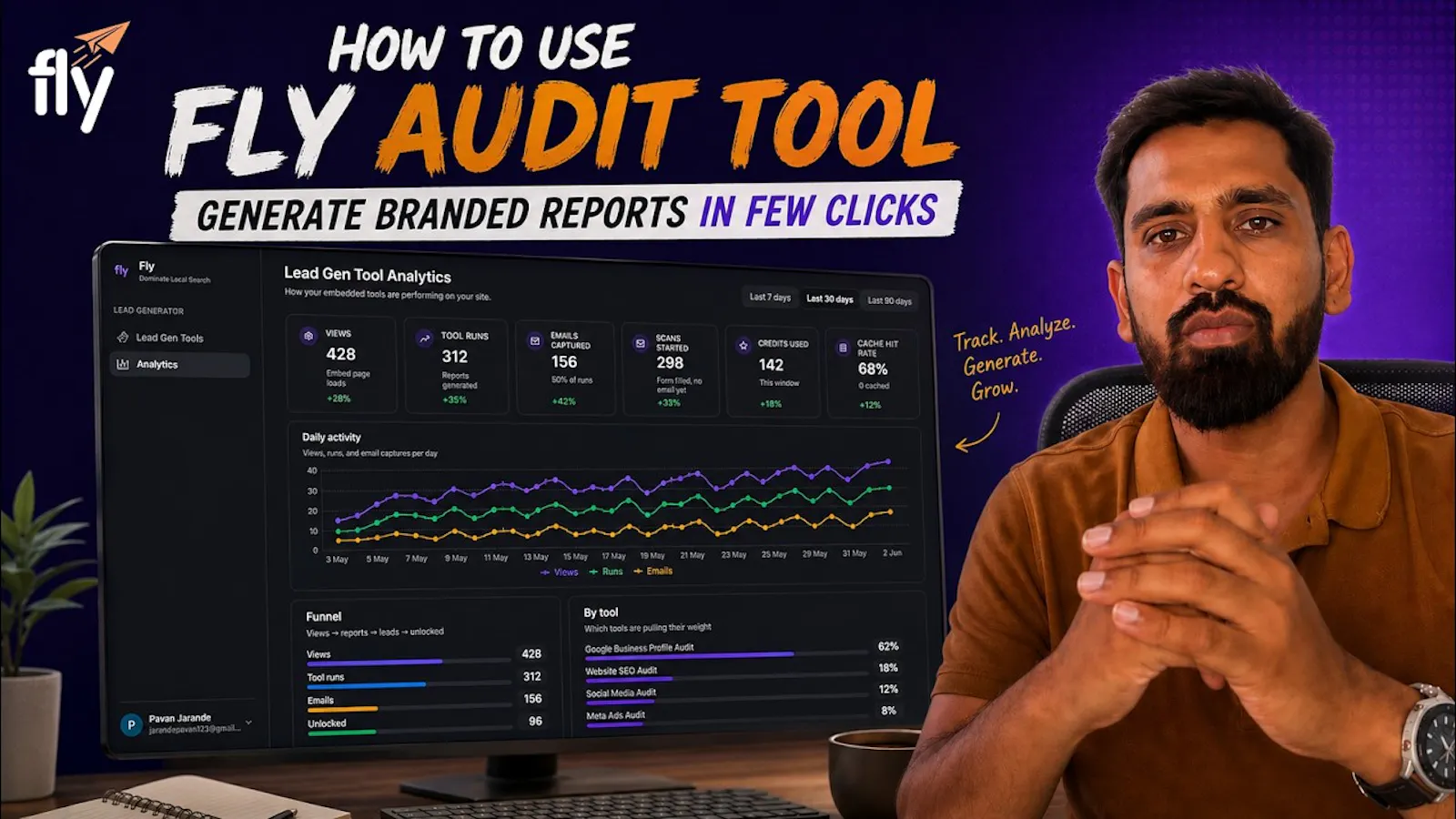 Fly: Lead Gen Tools for Agencies screenshot 1 (video preview)