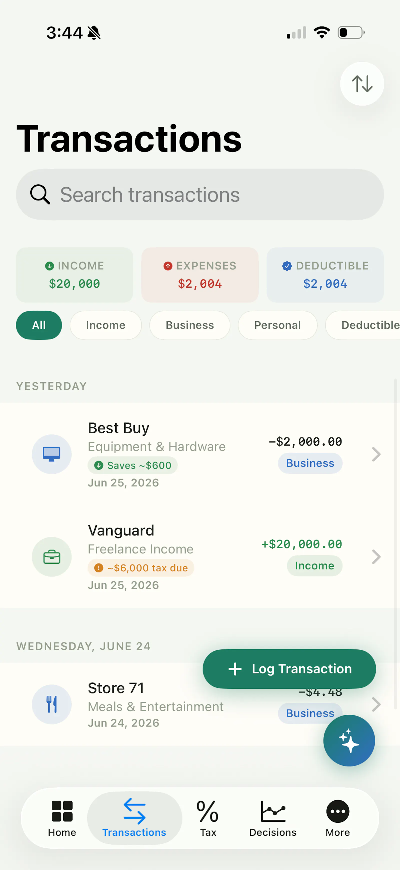 Meridian — Tax & Financial Intelligence screenshot 2